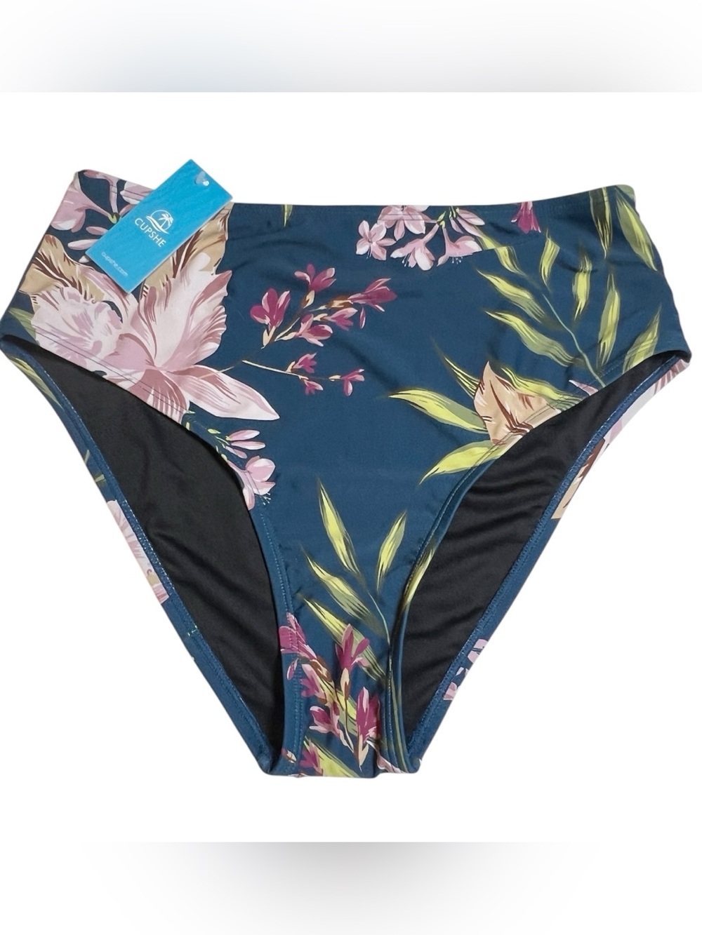 Cupshe tropical print bikini bottom NWT size M